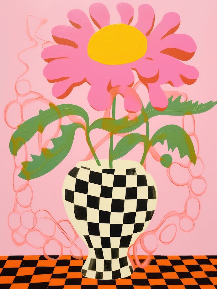 Marigolds Flower Vase 2