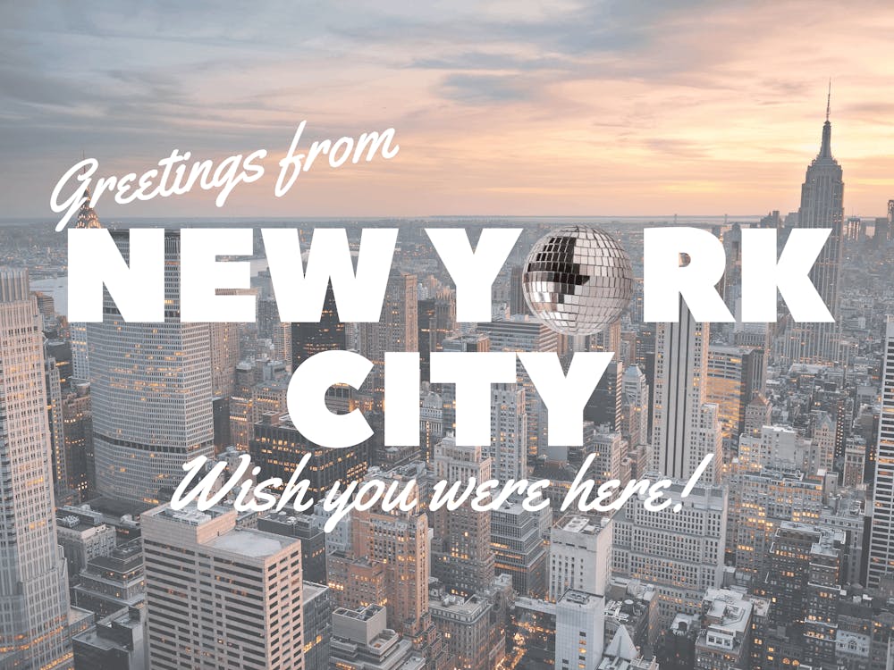 Greetings from New York City Print | NYC Print | Travel Prints | New York City Landscape Print | Postcard Print | New York Decor