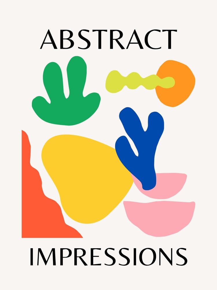 Abstract Impressions Poster 2