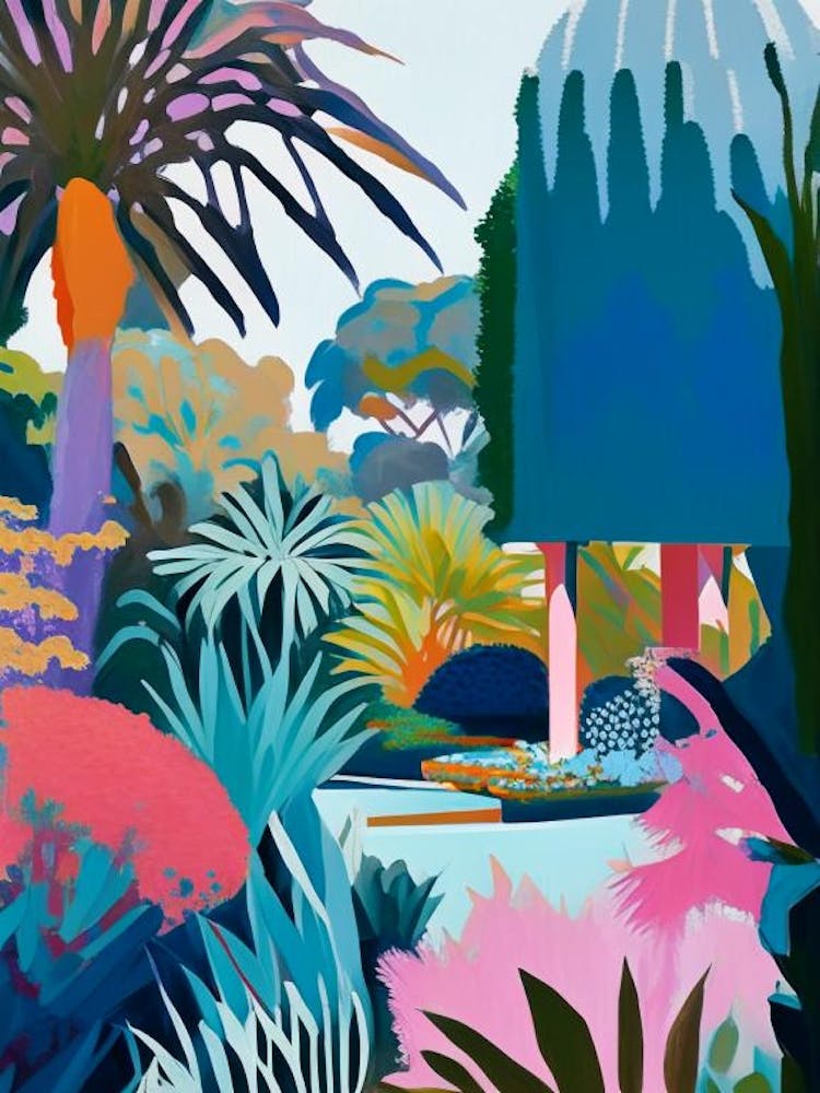 Geelong Botanic Gardens, Australia Abstract Still Life