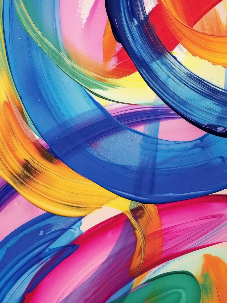 Colourful Brush Strokes 6