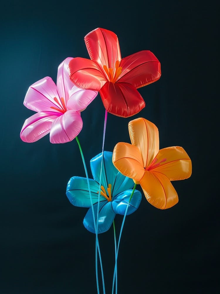 Bright Inflatable Flowers Geranium 4