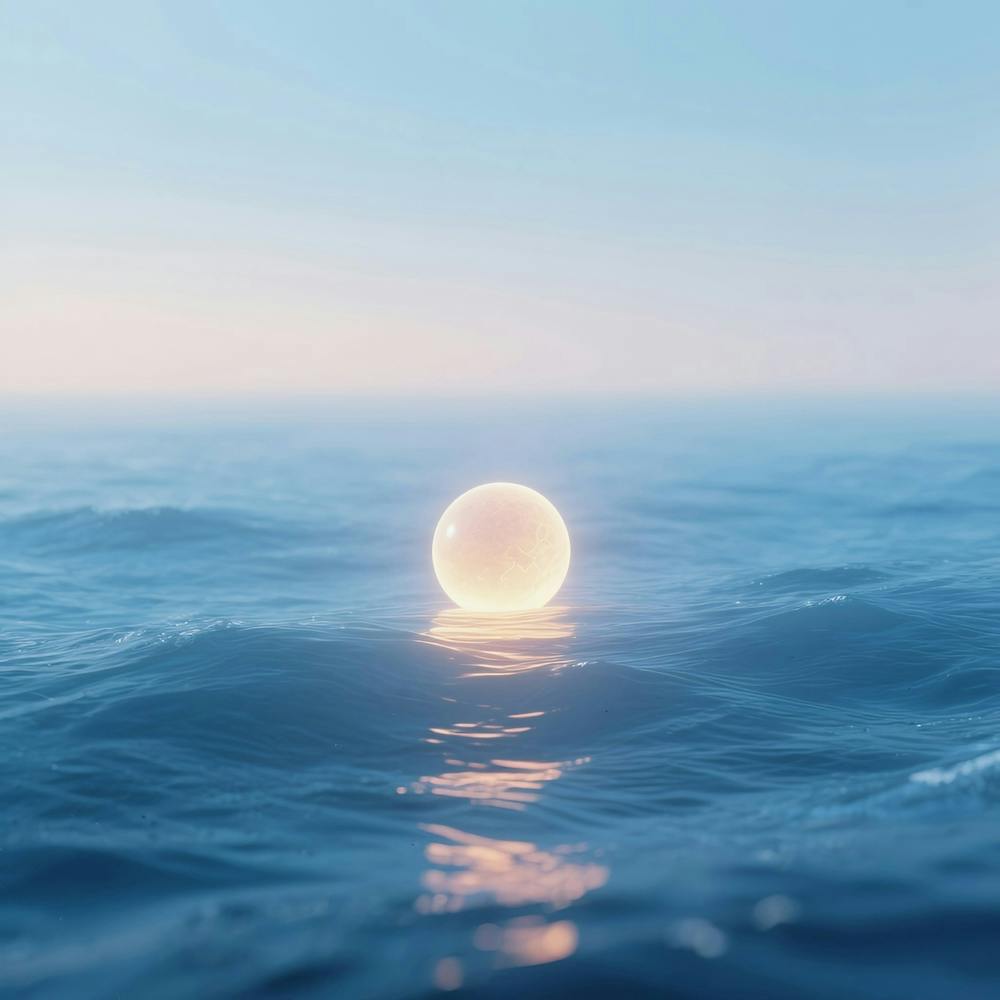Sphere In The Ocean