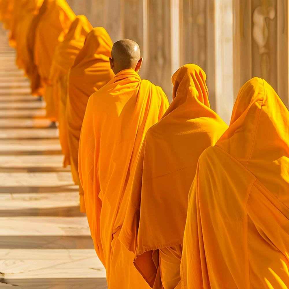 Buddhistische Mönche 6