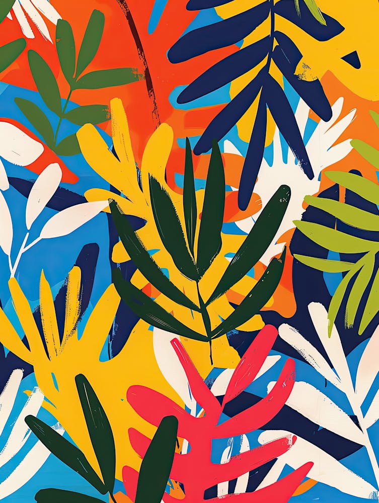 Surreal Bloom Matisse Style