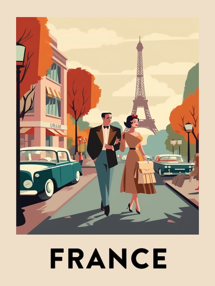 Vintage Travel Poster France 6