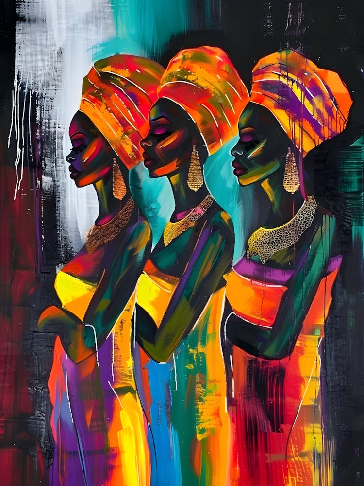Drei afrikanische Frauen 2