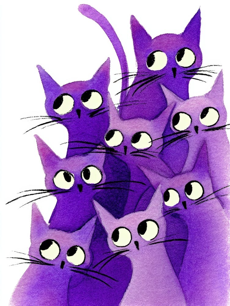 Purple Cats 1