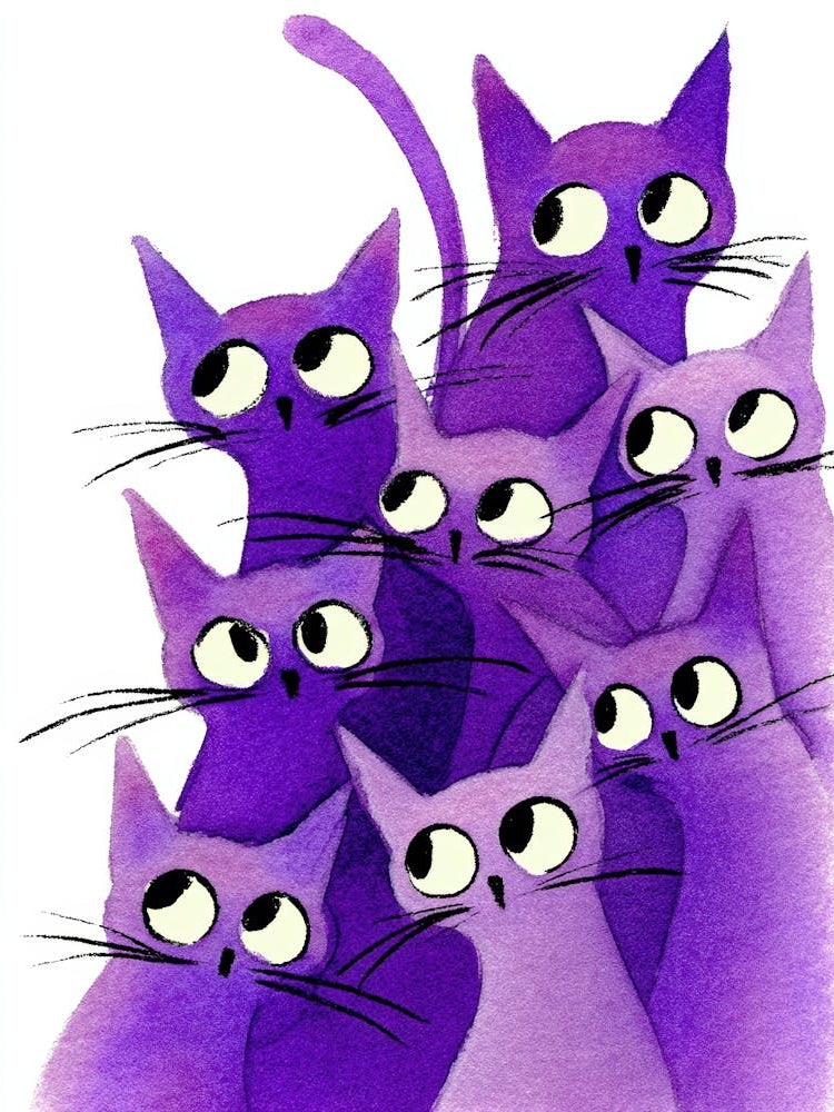 Purple Cats 1