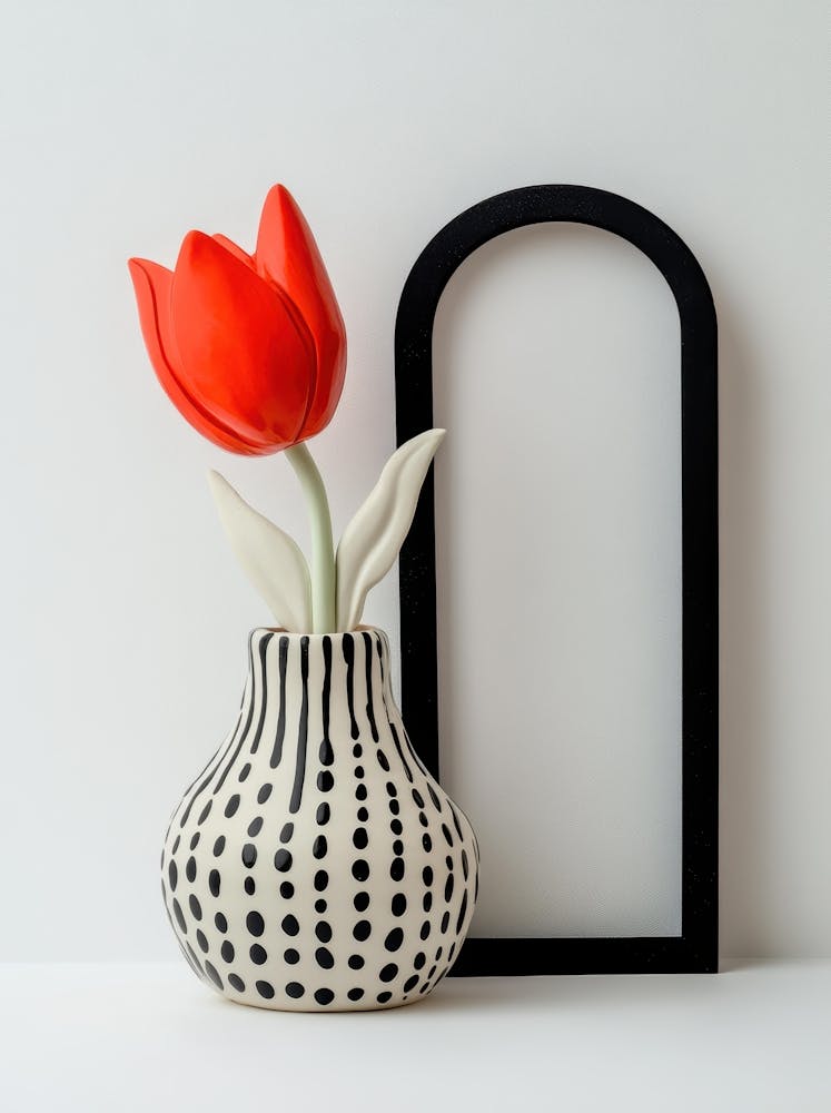 Tulip In Vase