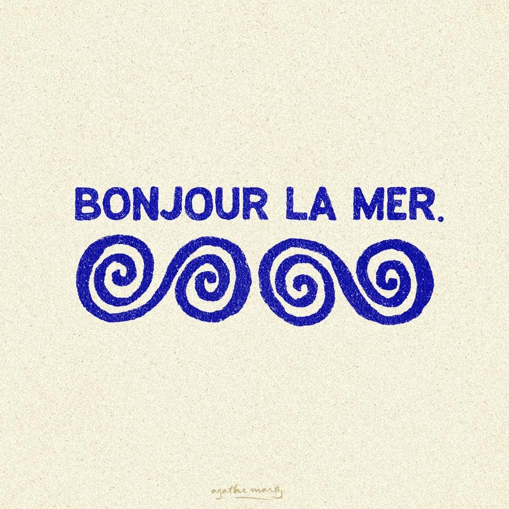 Bonjour La Mer Quadrat