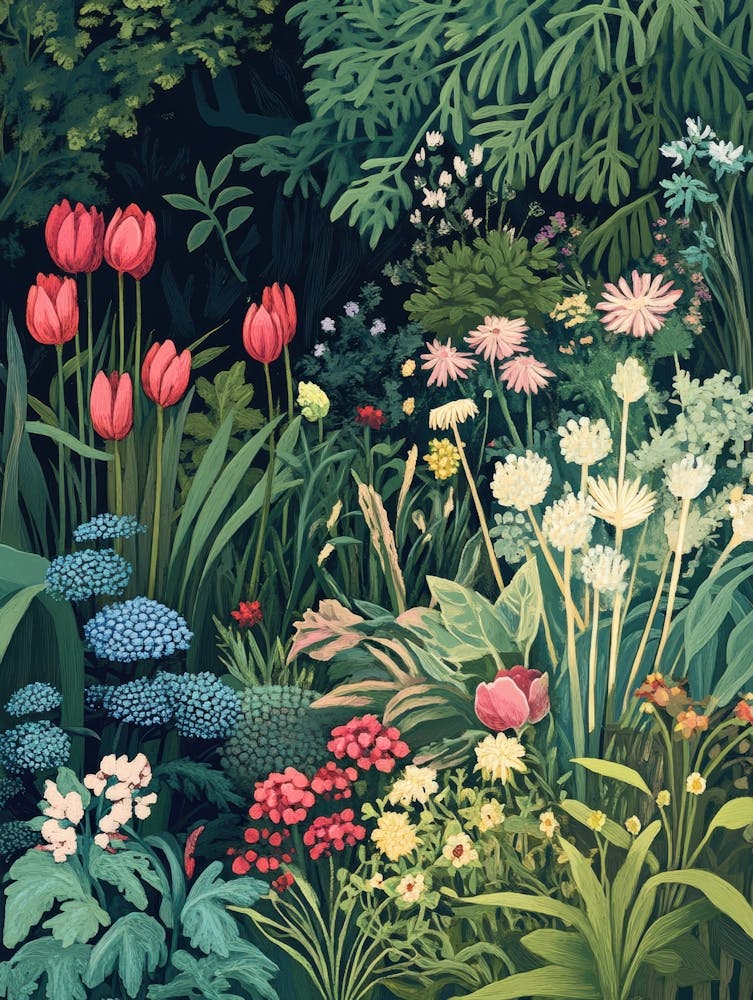 Illustration Of A Garden