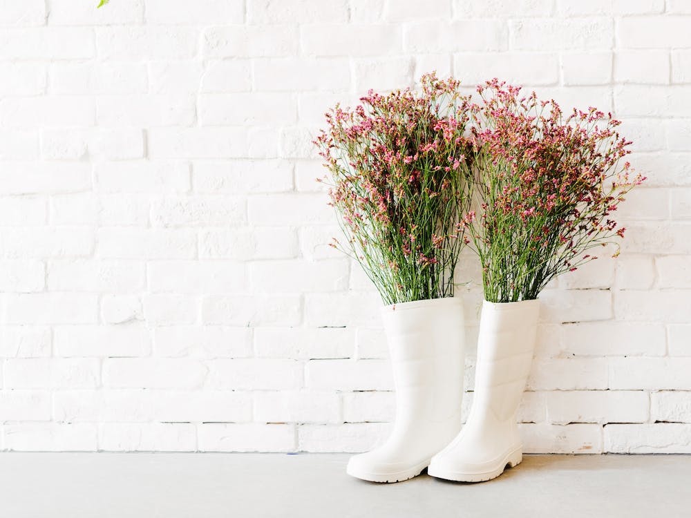 Rainboots With Flowers