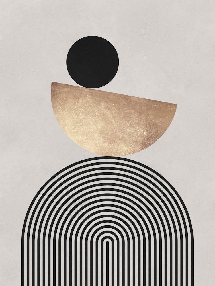 Gold and geometric lines 3