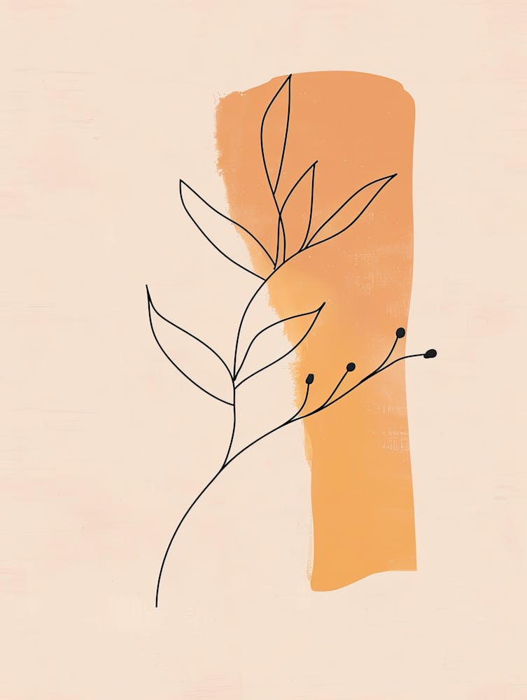 Mumbai Botanical Garden Art Linéaire Bohème