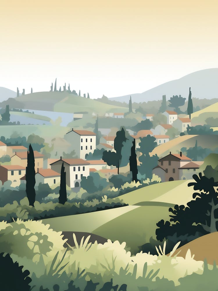 European Village Landscape