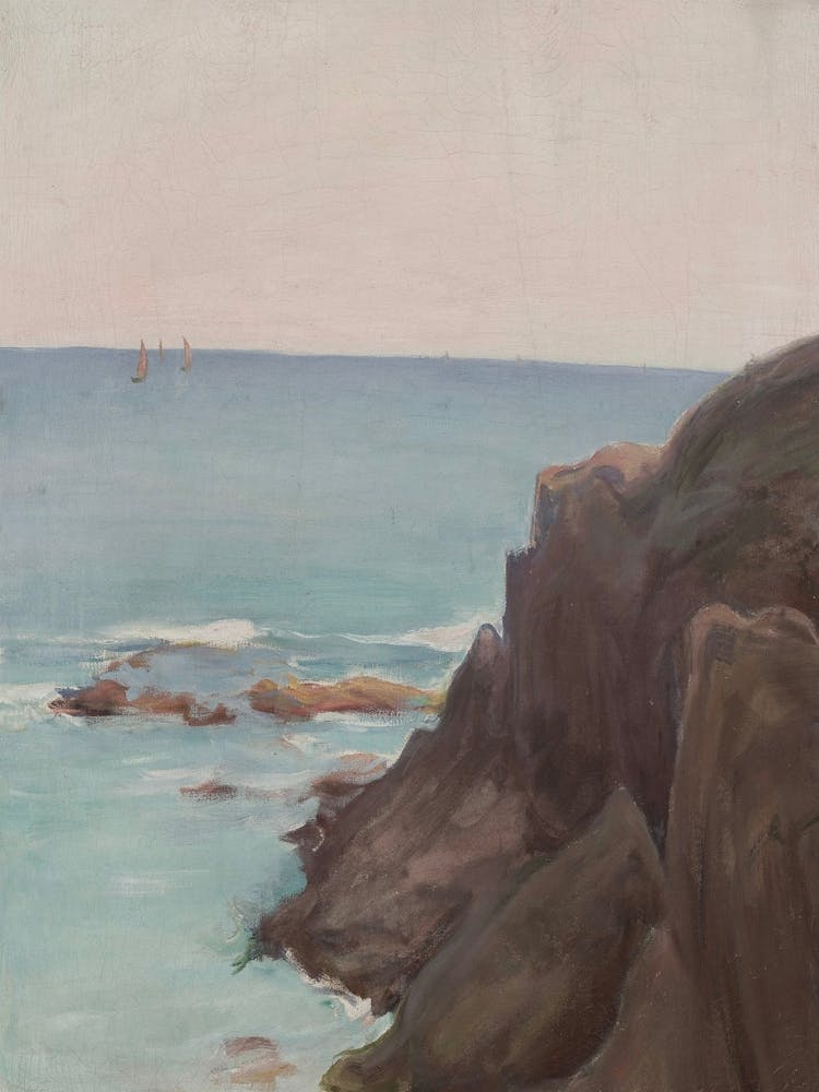 Sailboats On The Beach