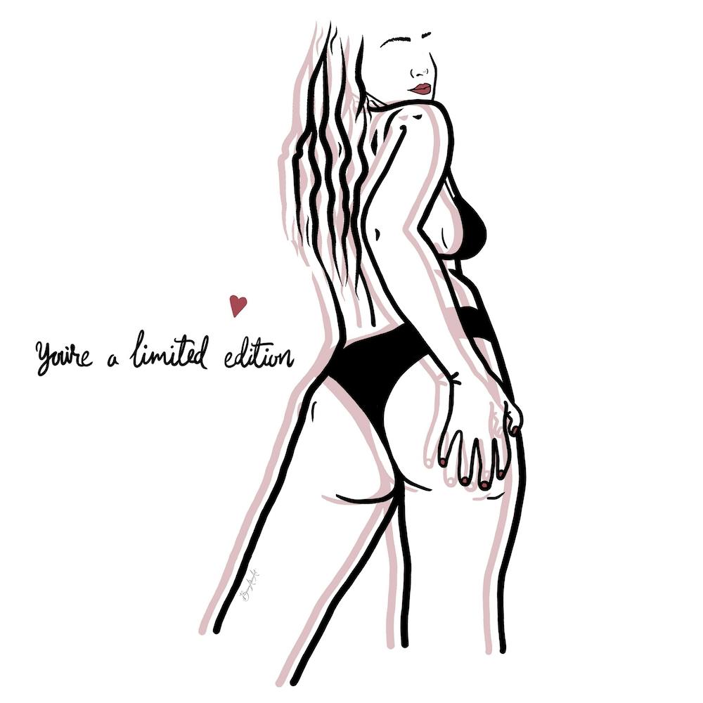 You Are A Limited Edition Square Line