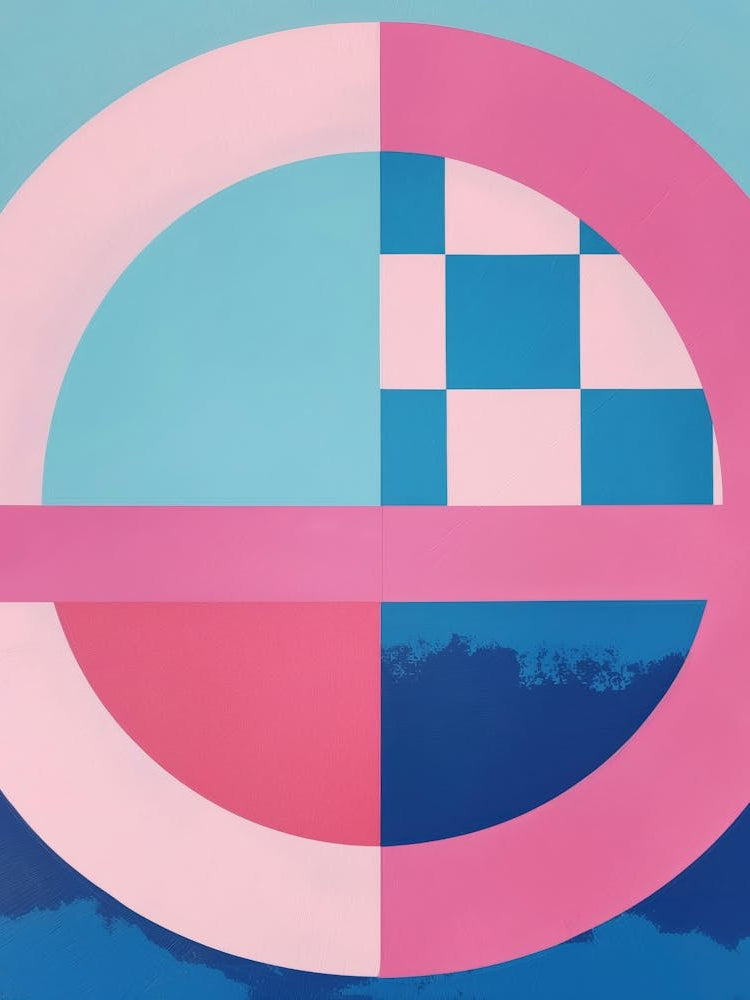 Opart abstract geometrical