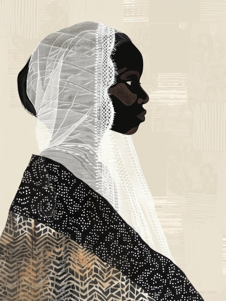 African Woman In Veil