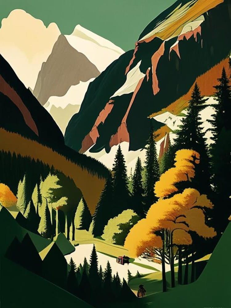 Parc National de Berchtesgaden Allemagne Rétro