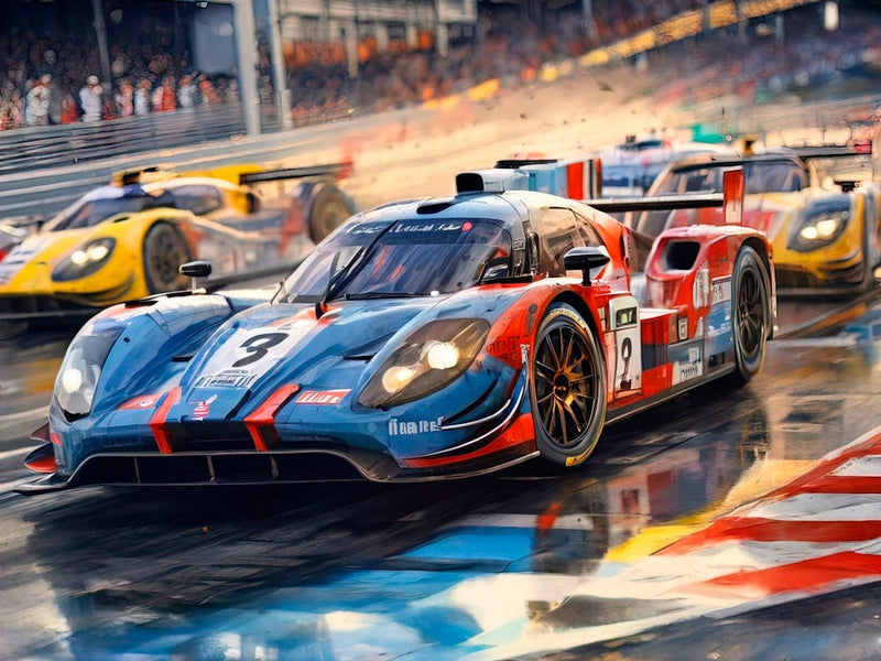Race Cars On The Track 1