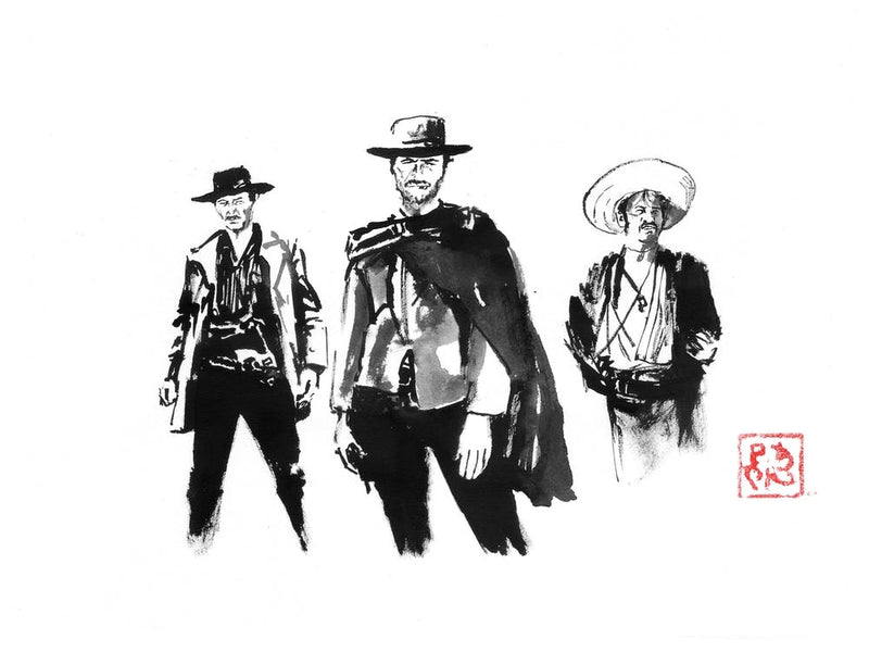 the good the bad the ugly Stehend