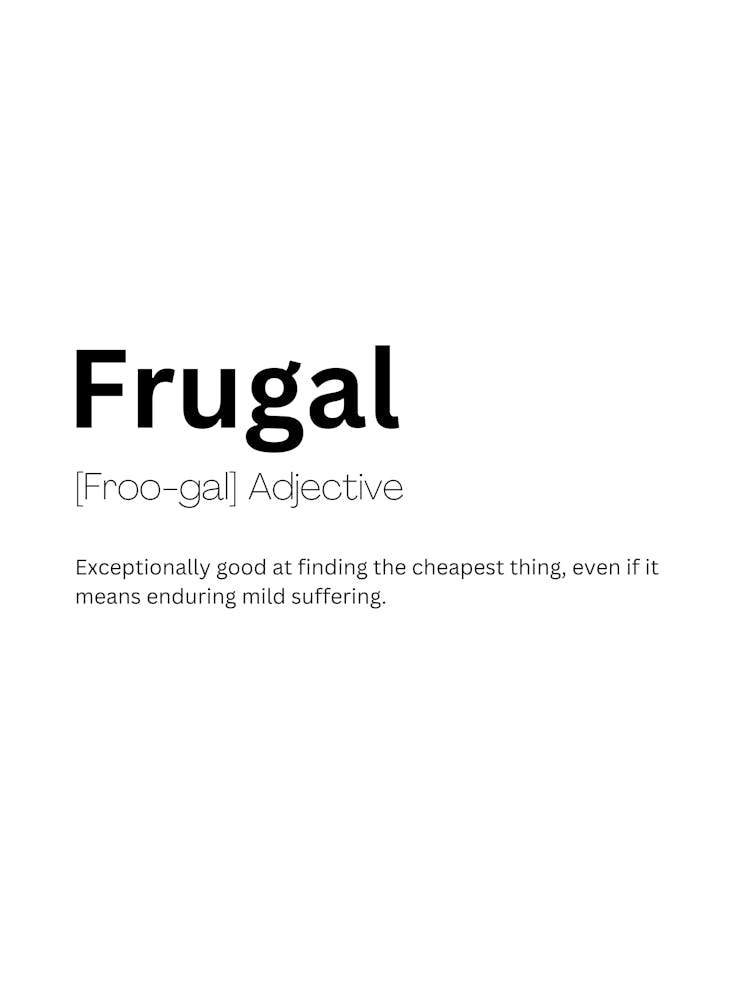 Frugal Definition Meaning