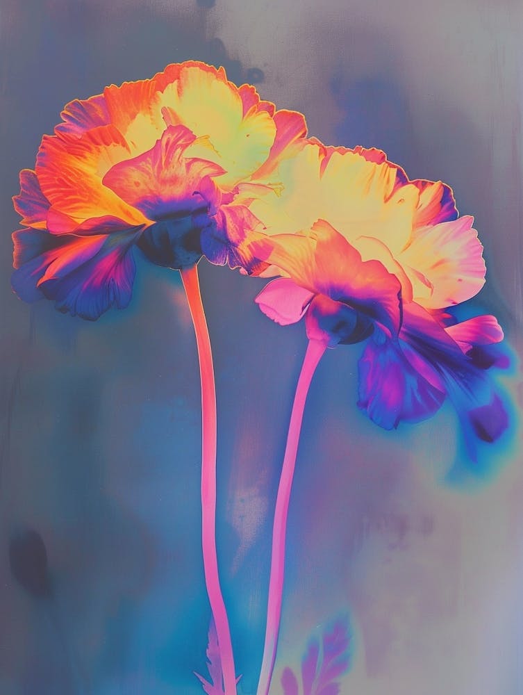 Iridescent Flower Marigold 1