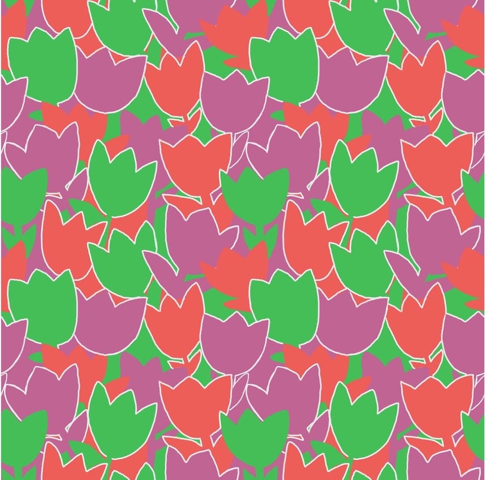 Tissu Tulipes