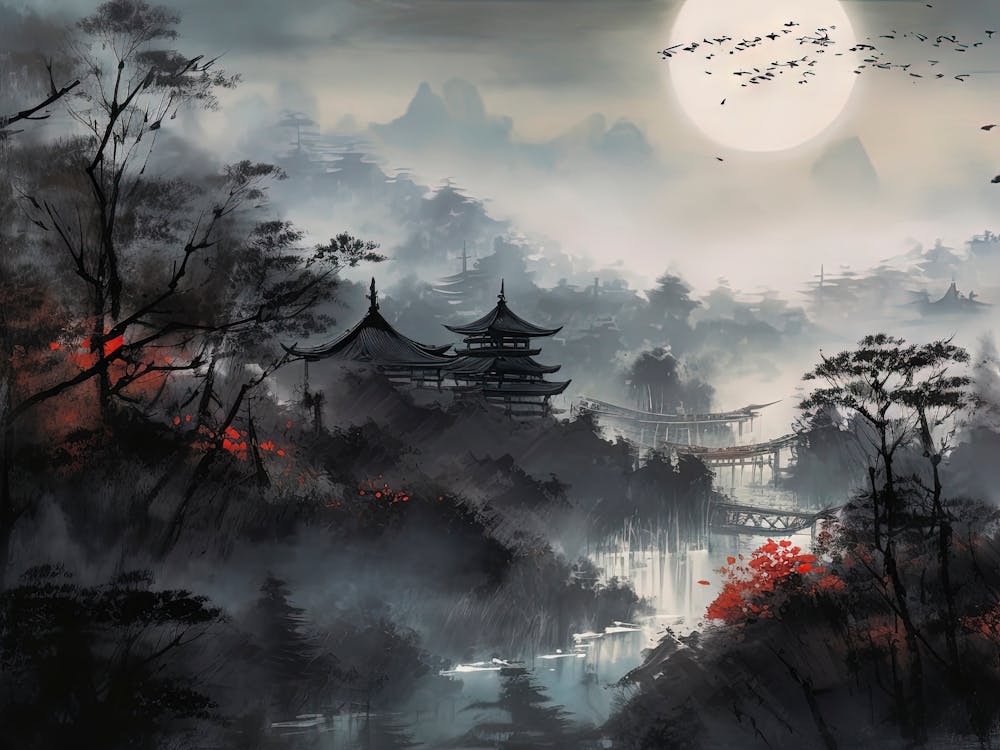 Asian Landscape Painting 1