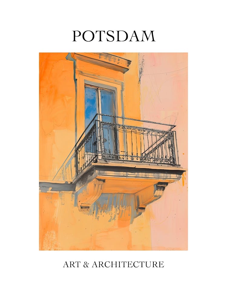 Potsdam Travel And Architecture Poster 3