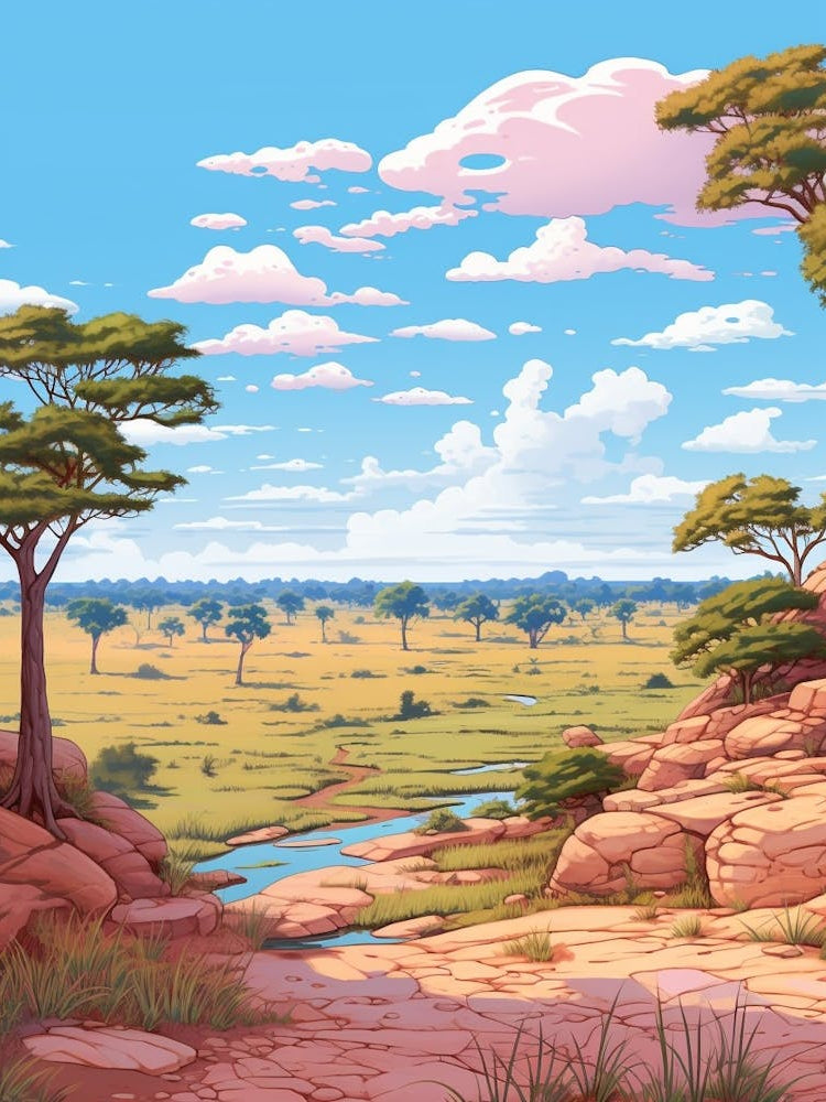 Kruger National Park Cartoon 1