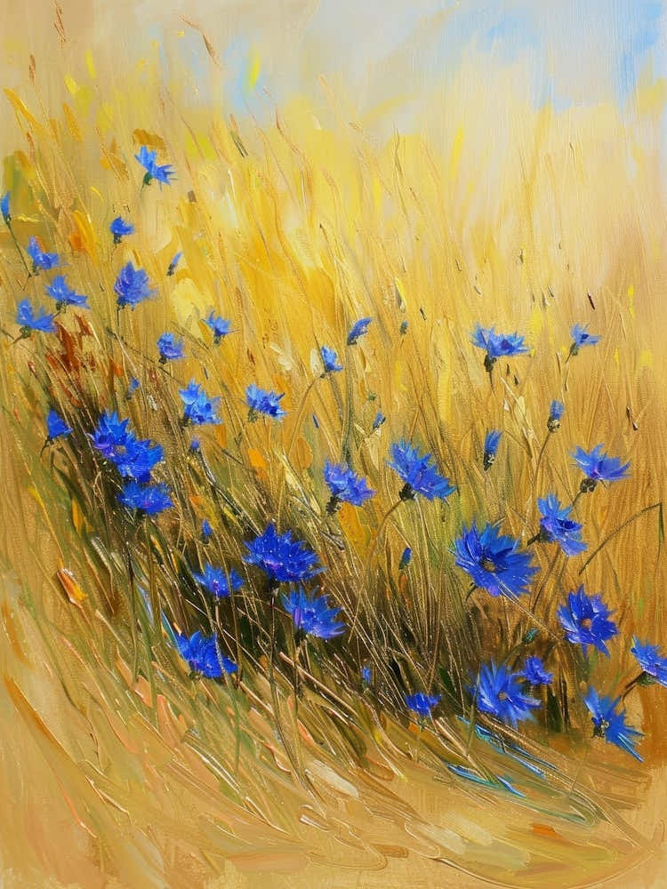 Blue Cornflowers