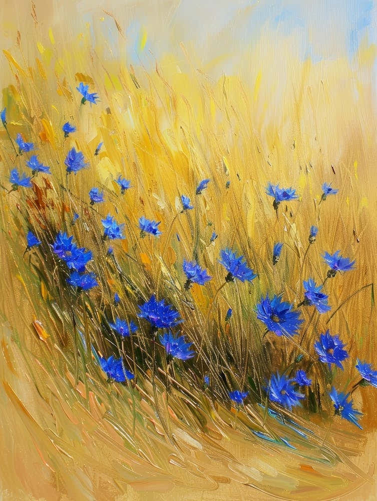 Blue Cornflowers