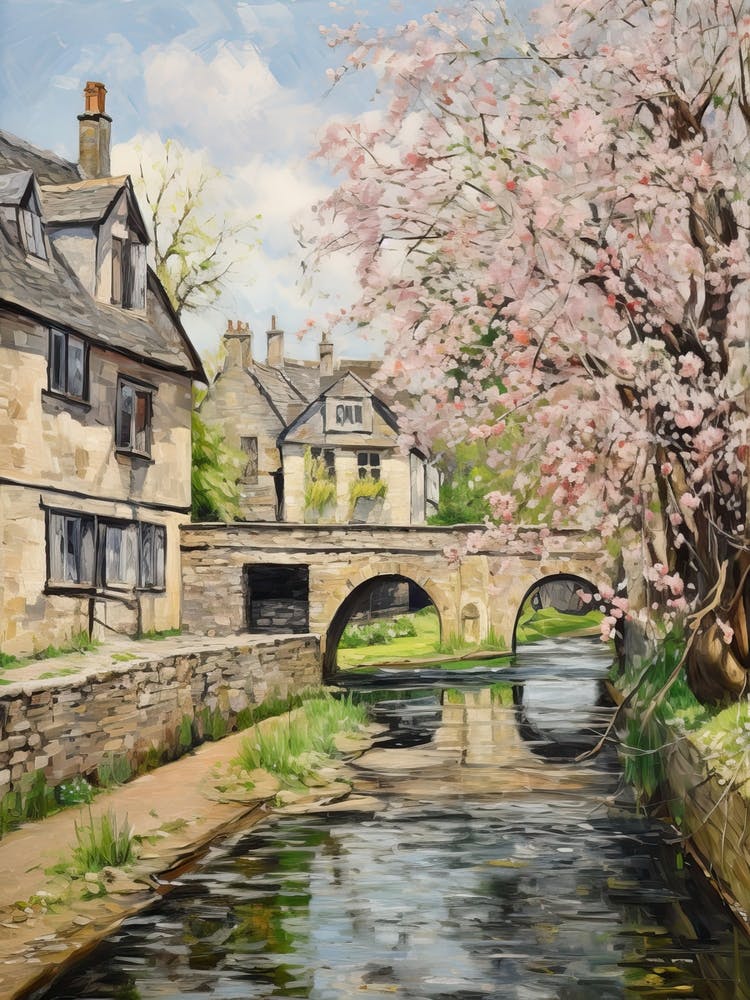 Bourton On The Water (Gloucestershire) Painting 5
