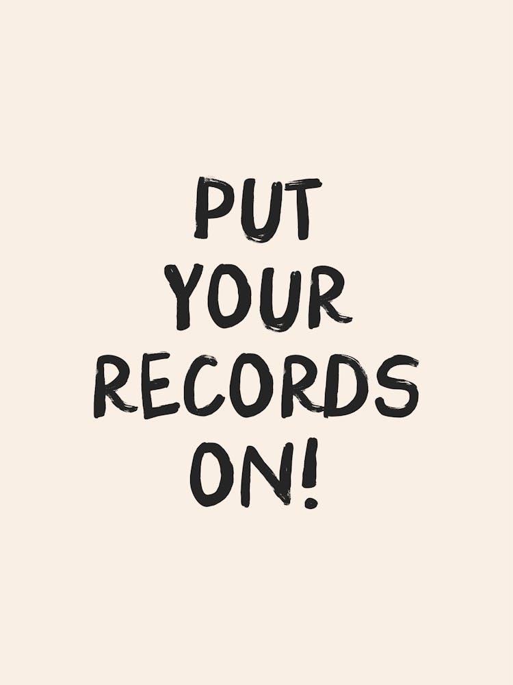 Put Your Records On - Beige Music