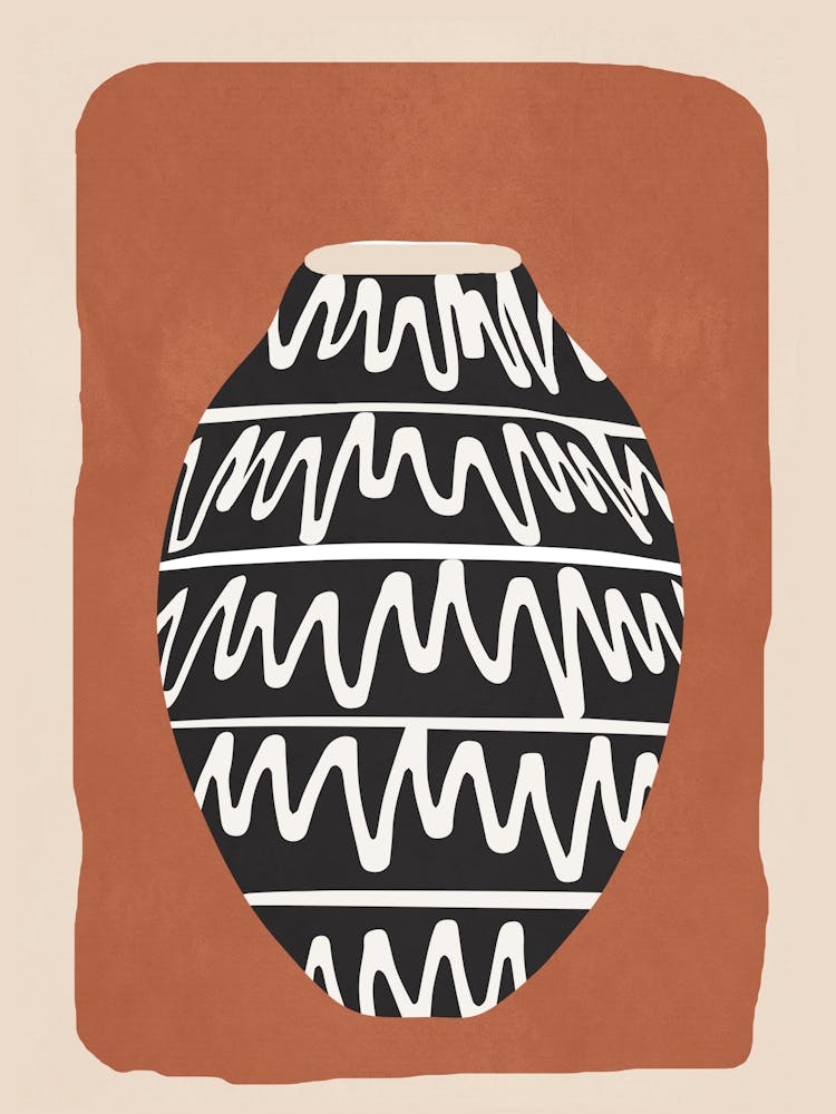 Abstract Art Vase 7