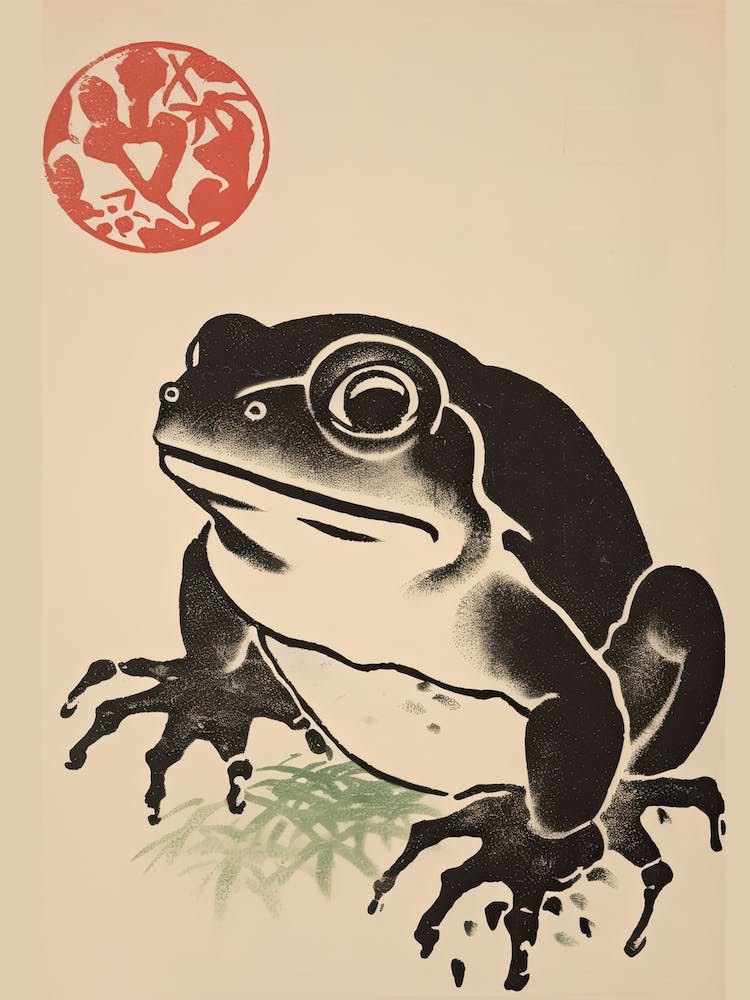 Frog Matsumoto Hoji Inspired Japanese Neutrals And Red 2