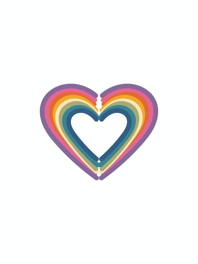 Rainbow Heart
