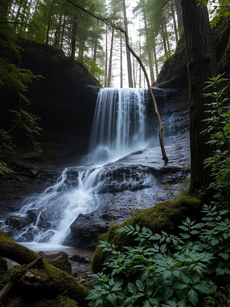 Waterfall In The Woods 4