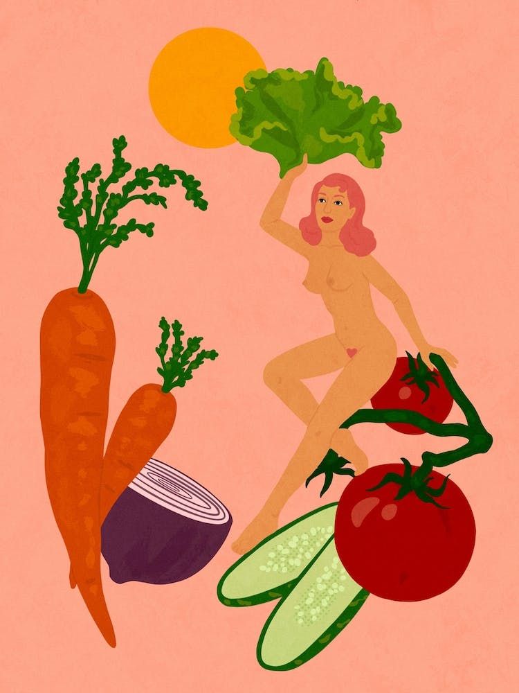 Salad Pinup