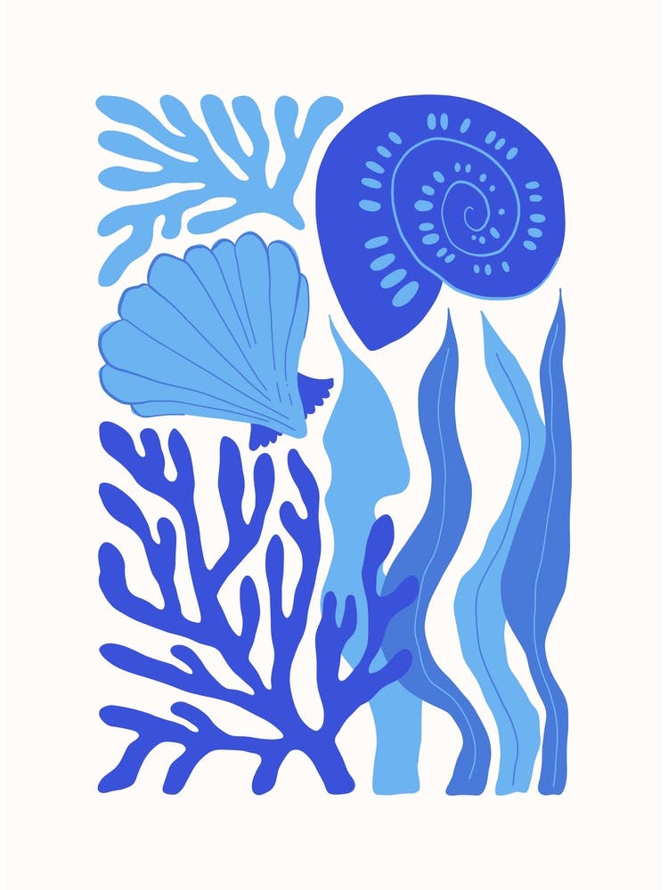 Blue Seascape