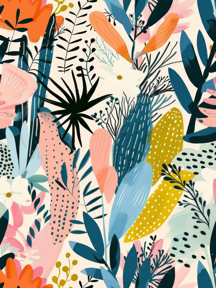 Tropical Floral Pattern