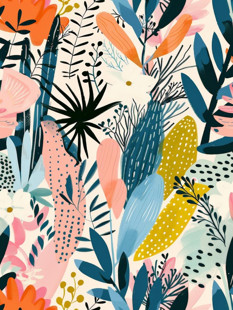 Tropical Floral Pattern