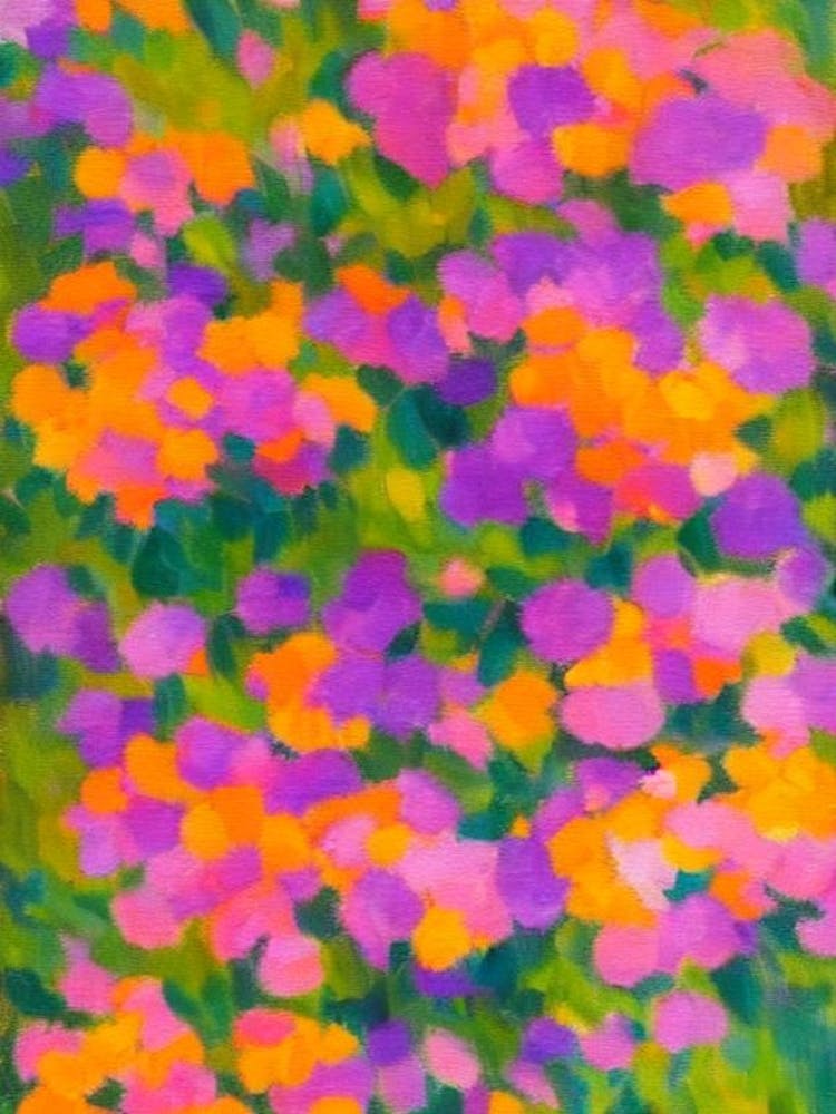 Forest Pansy Redbud tree Abstract Block Colour