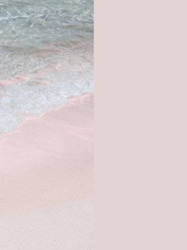 Pink Beach In Greece