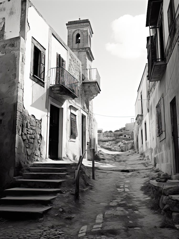 Gozo, Malta, Black And White Photography 4