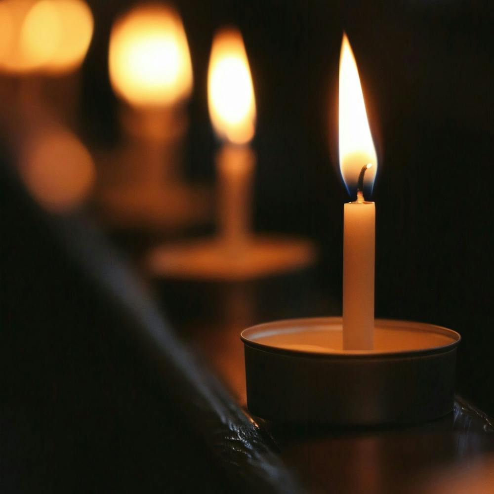 Candles In A Church