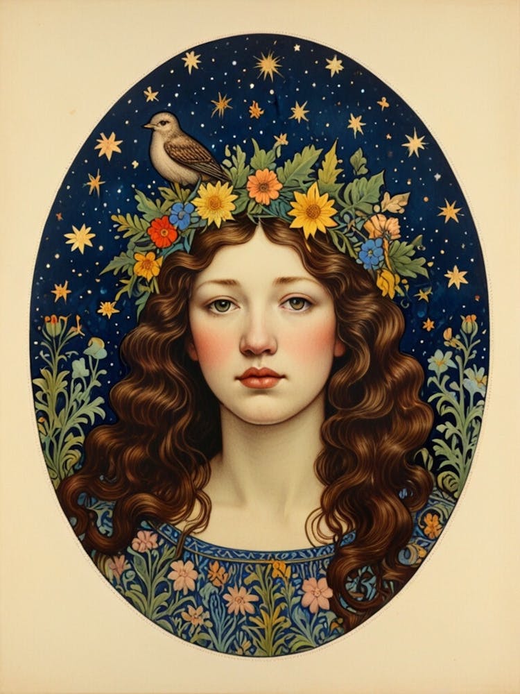 'William Morris The Starry Night'